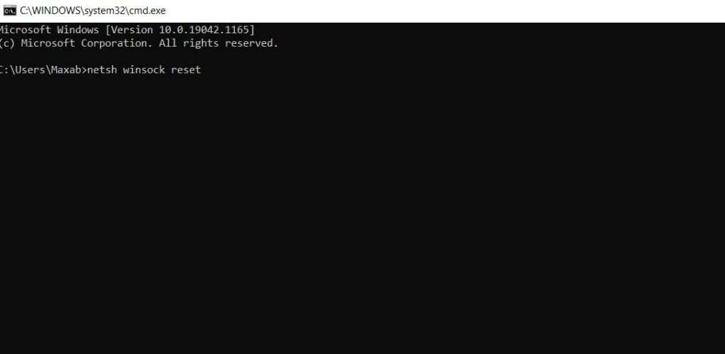 command prompt code for troubleshooting the Nvidia GeForece not working error code 0x0003